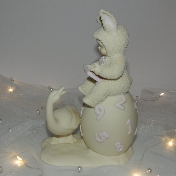 1997 Dept 56 Springtime Stories Snowbunnies Counting The Days 'Till Easter Figur - Picture 4 of 8